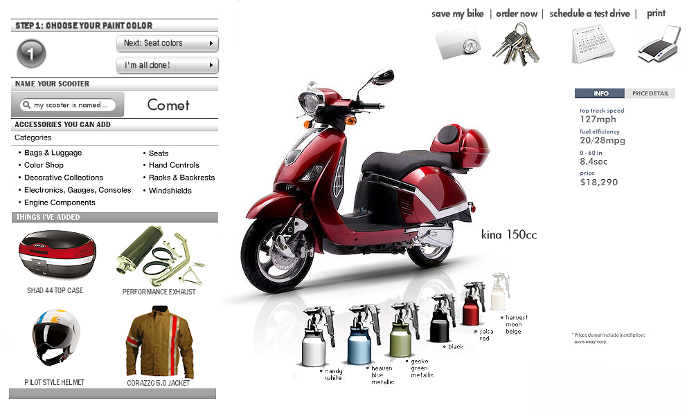 Scooter Configurator